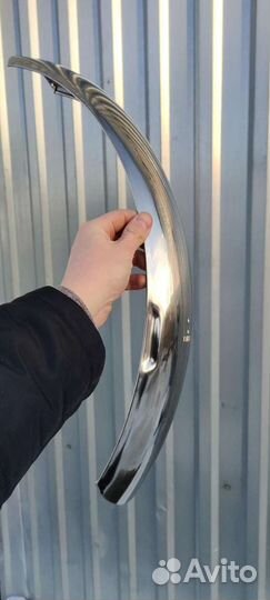 Крылья для фэтбайка хром