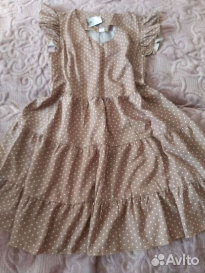 Платье в горошек