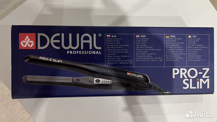 Щипцы для волос dewal proffesional pro-z slim