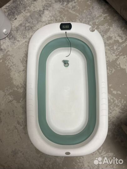 Ванночка для купания складная с термометром