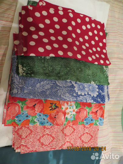 Отрезы тканей для пошива И творчества