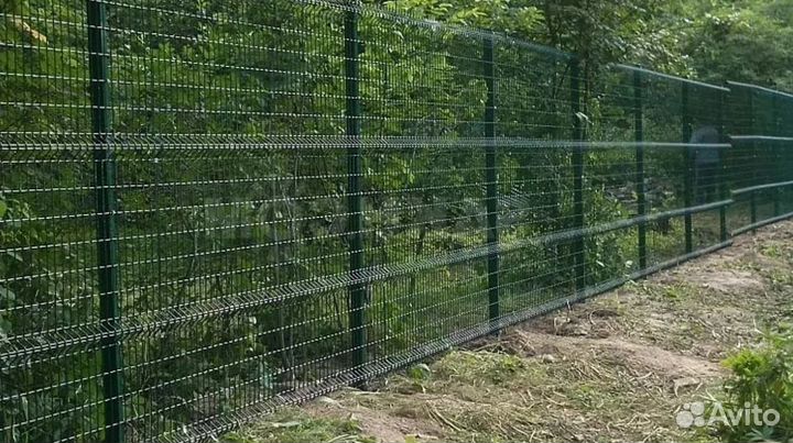 Забор из 3D сетки за 1 день качественно