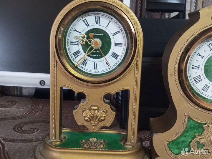 Часы СССР янтарь