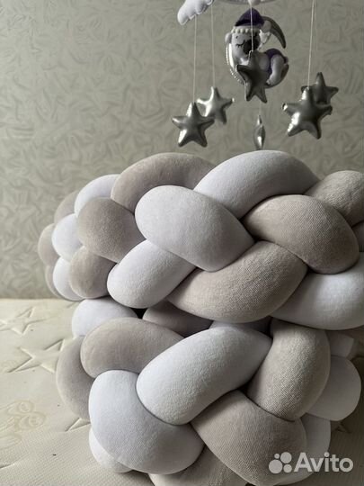 Балдахин с держателем, мобиль, бортики