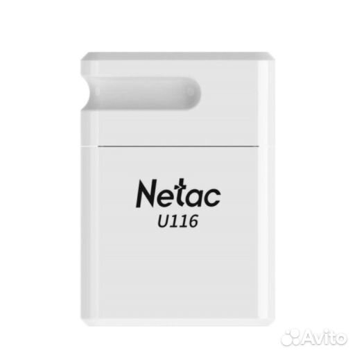 Флеш-накопитель USB 3.0 Netac 32GB U116 mini белый
