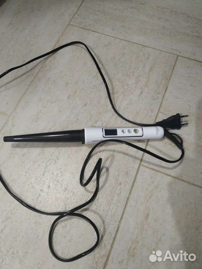 Плойка конусная Rowenta Curl&Style CF3345F0, белый