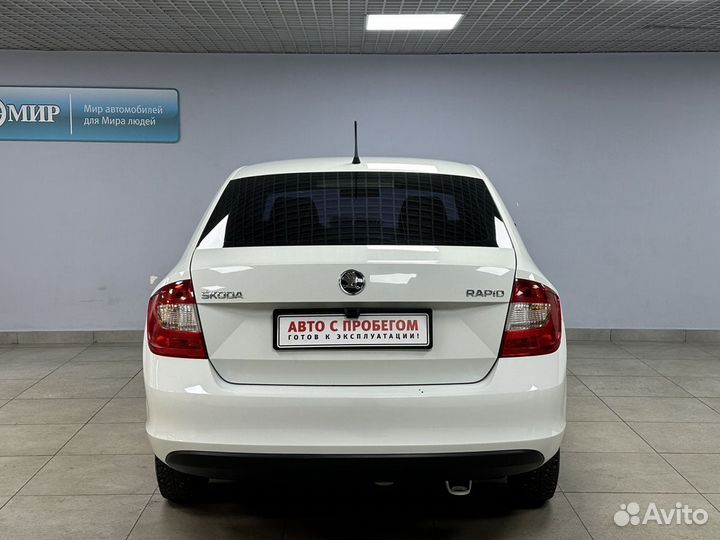 Skoda Rapid 1.2 МТ, 2015, 130 527 км