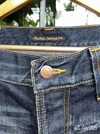 Джинсы Nudie Jeans фейд w34