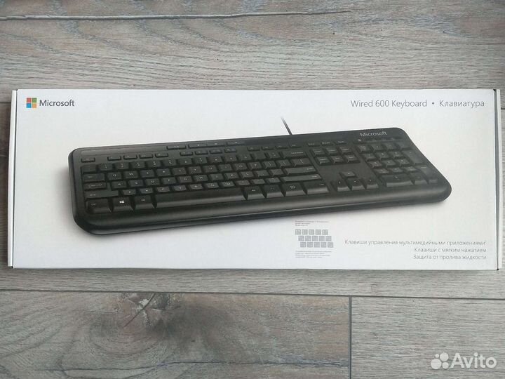 Клавиатура Microsoft 600 Мышь Logitech A4Tech