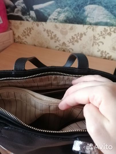 Женская кожаная сумка б/у
