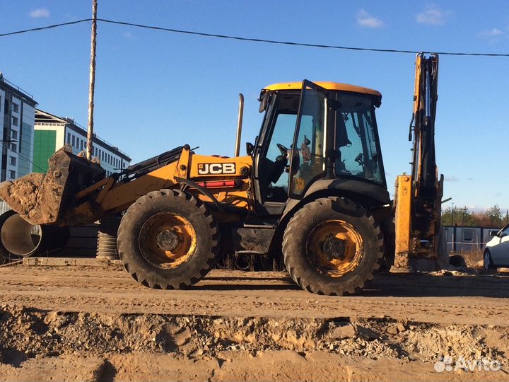 Услуги Экскаватора погрузчика jcb