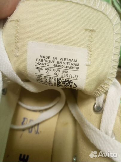 Кеды converse all star40р