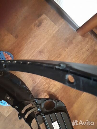 Нижняя часть переднего бампера (структурная черна)