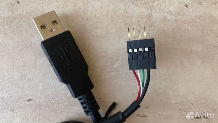 Кабель Akasa exusbie-40 USB 2.0 A - 4pin 0.4 мет