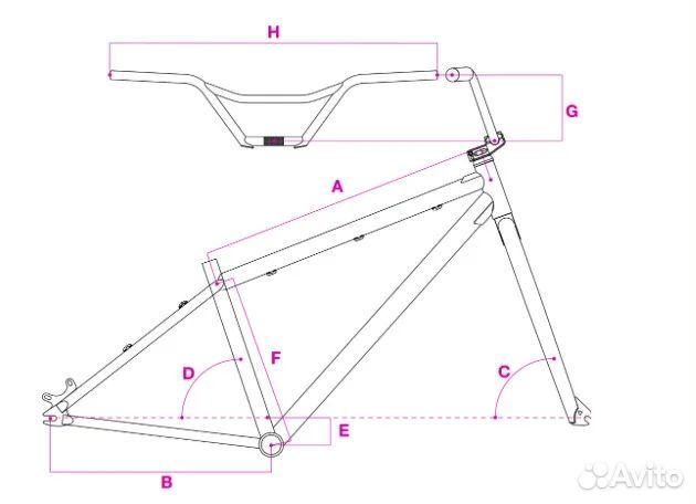 Велосипедная рама Funsea Big BMX Cruiser Wheelie