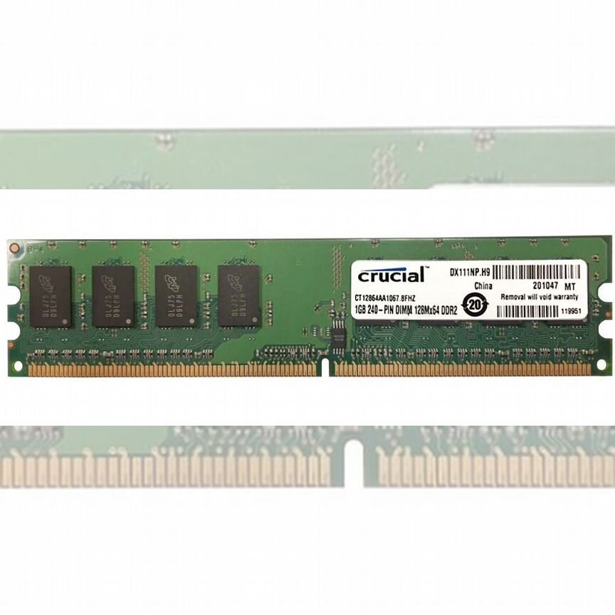 [CT12864AA800.8FHZ] Оперативная Память Crucial 1gb Ct12864aa800.8fhz