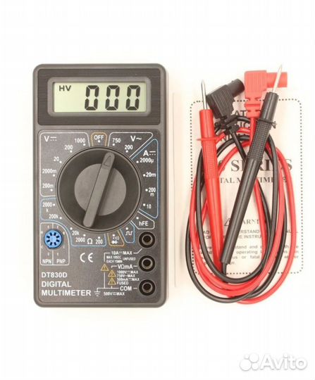 Мультиметр цифровой DT830В