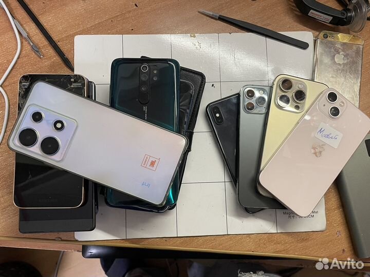 Ремонт телефонов, iPhone, планшетов