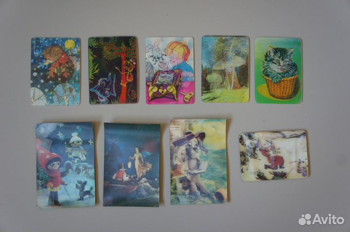 Календарики СССР переливные, вечные, блокнотики