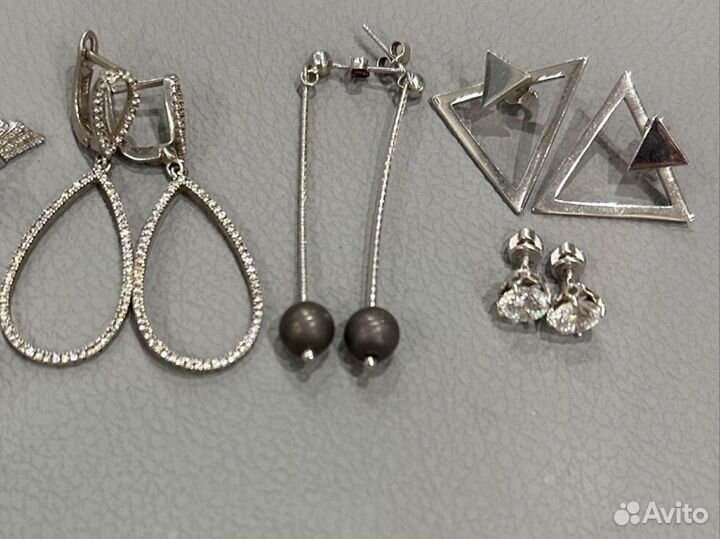 Серьги из серебра