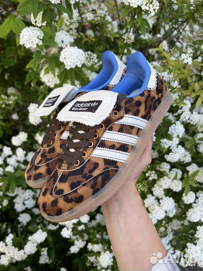 Adidas Samba Pony x Wales Bonner leopard