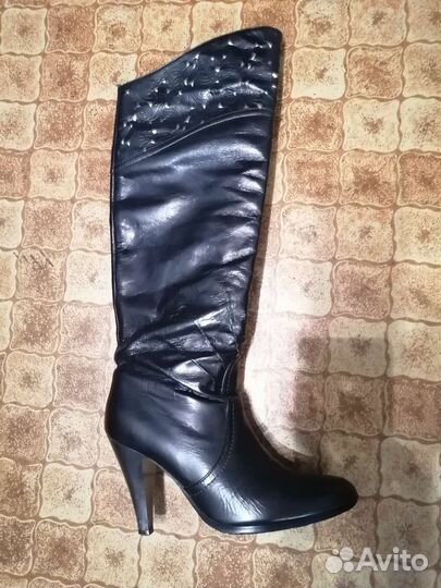 Сапоги женские (натуральная кожа)