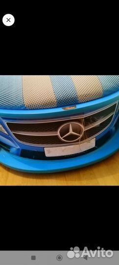 Детская кровать машина с матрасом