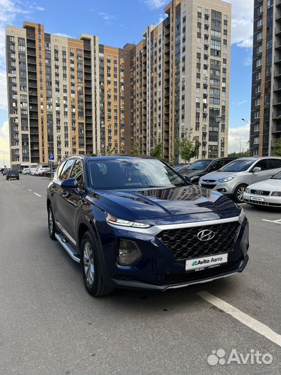 Hyundai Santa Fe 2.4 AT, 2019, 85 000 км