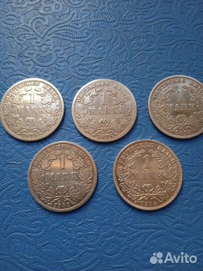 Монеты Германии 1875 - 1916 г.г