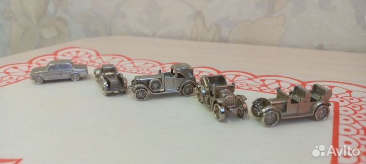 Брелки моделей ретро машин эпохи СССР