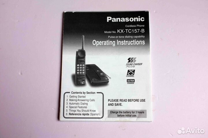 Инструкция Panasonic KX-TC157-B