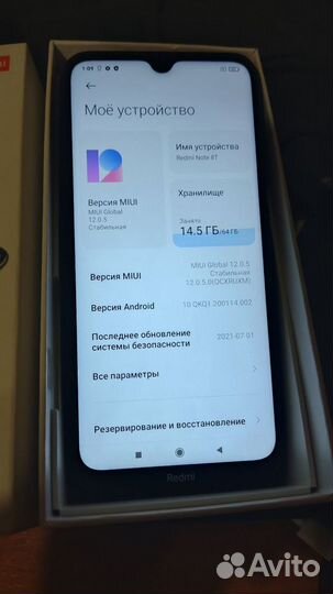 Xiaomi Redmi Note 8T, 4/64 ГБ