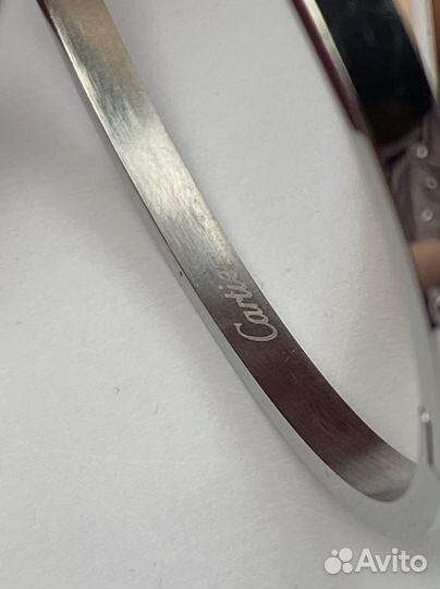 Браслет Cartier love тонкий l