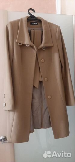 Пальто бежевое (св.коричн.) 44 -164