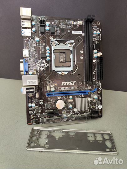 Материнская плата MSI H81M-E33 s.1150