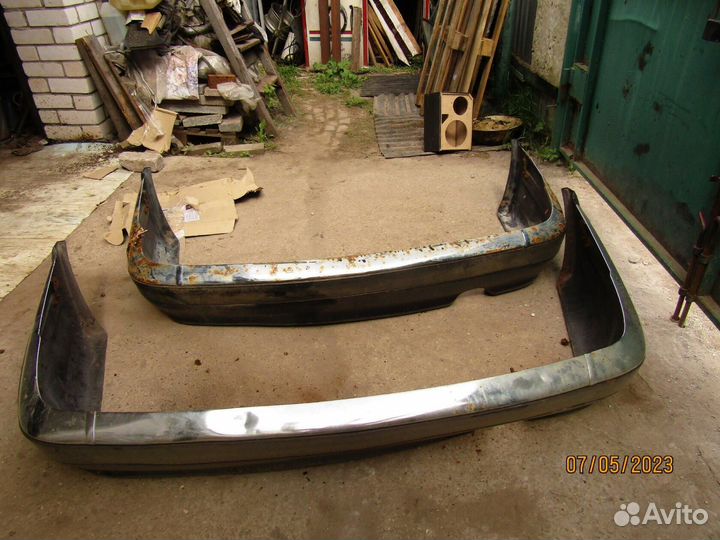 Хром на задний бампер Волга 31105