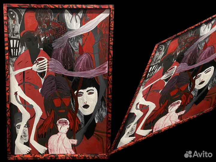 Картина маслом абстракция