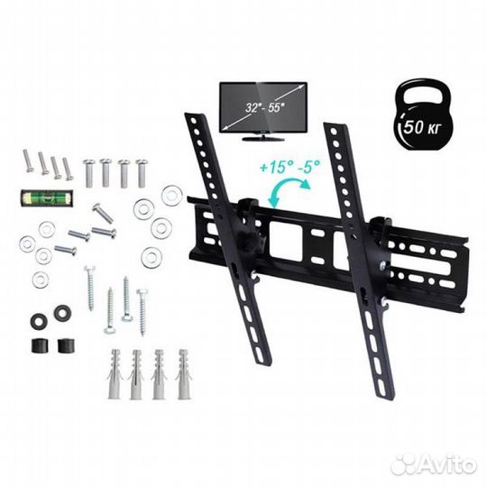 Наклонный кронштейн для телевизора 32