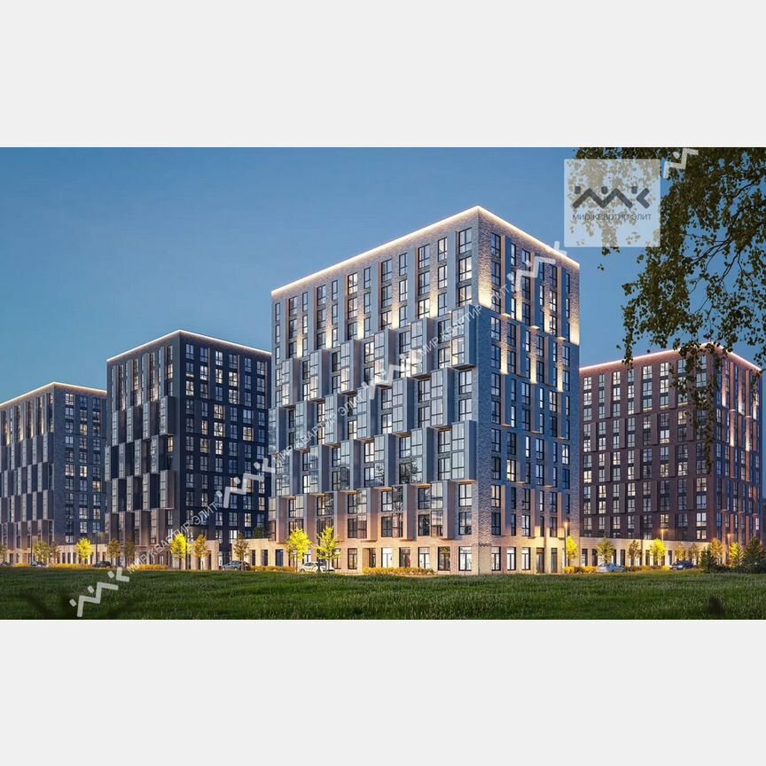 3-к. квартира, 53,1 м², 12/12 эт.