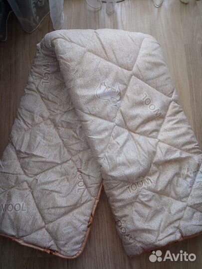 Одеяло из овечьей шерсти, Big Tex, 142*205, новое