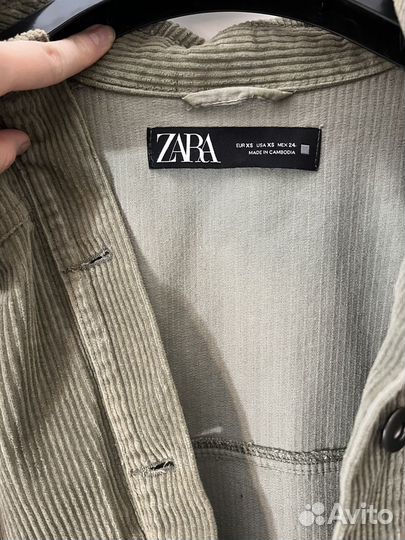 Вельветовая рубашка Zara