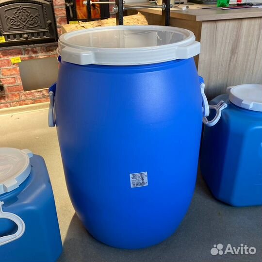 Бочка новая 120 литров из пищевого пластика