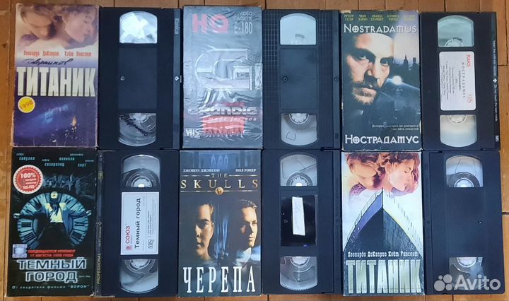 Кино Кассеты vhs. пак 6шт