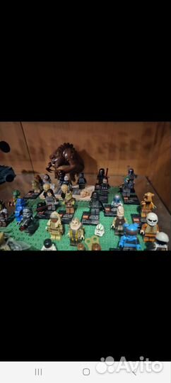 Lego star wars минифигурки и детальки, аксессуары