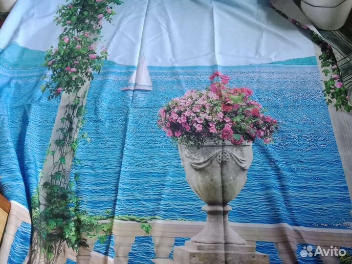 Фотошторы балкон на море