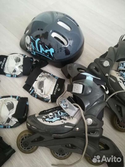 Роликовые коньки детские раздвижные