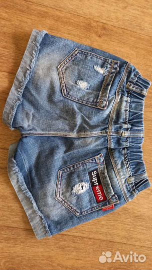 Шорты джинсовые