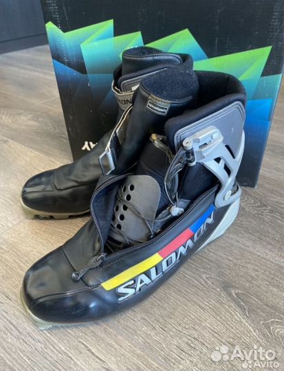Лыжные ботинки salomon 43 р