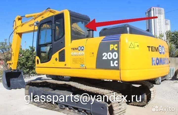 Komatsu 200/300/400-8 стекло лобовое, кузовное