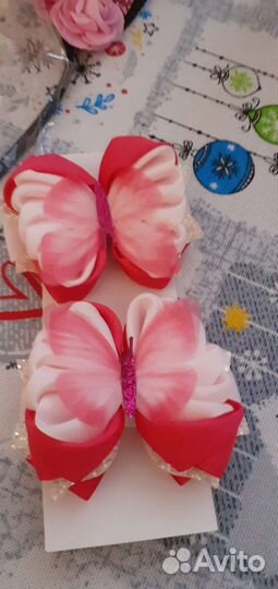 Заколки резинки,новые для девочки
